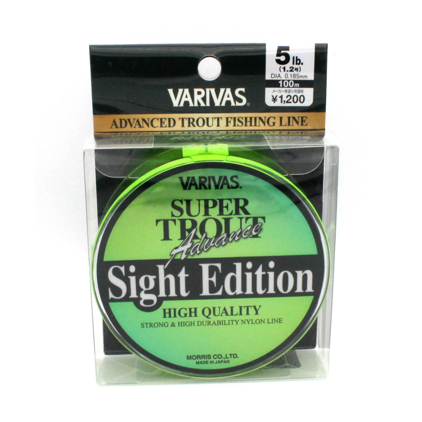 Details about   VARIVAS Super Trout Advance Sight Edition Nylon Line 100m #1 4lb 