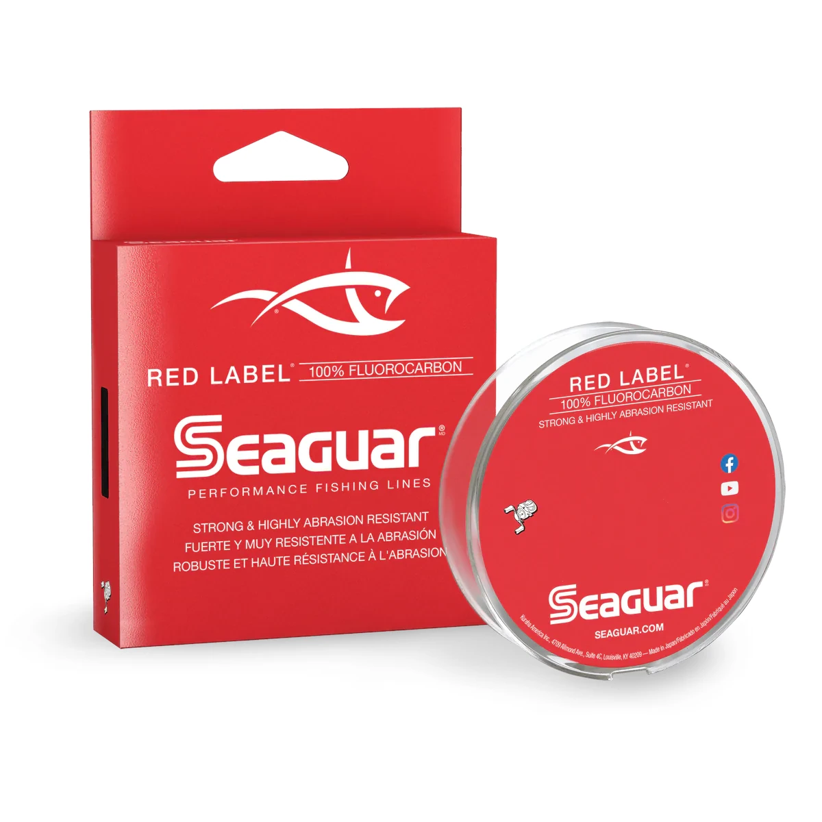 Seaguar Red Label Fluorocarbon Line - Bait Finesse Empire