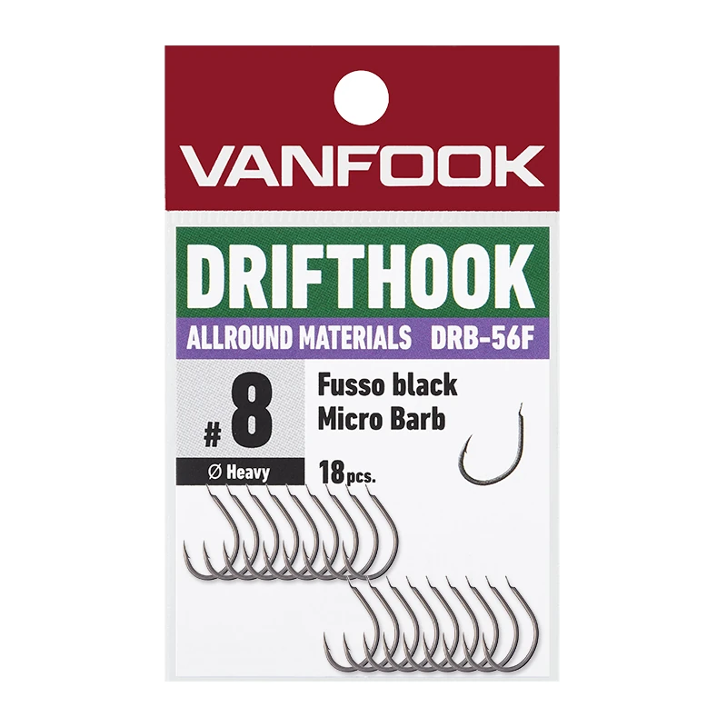 VanFook DRB-56F Drifthook Allround Materials - Spade Hooks - Bait