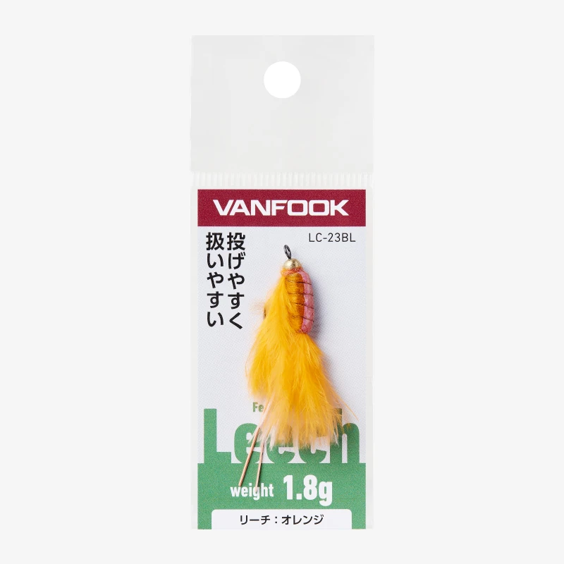 Vanfook LC-21 〜 LC-26 Leech 1.8gr LC-24BL Olive/Yellow