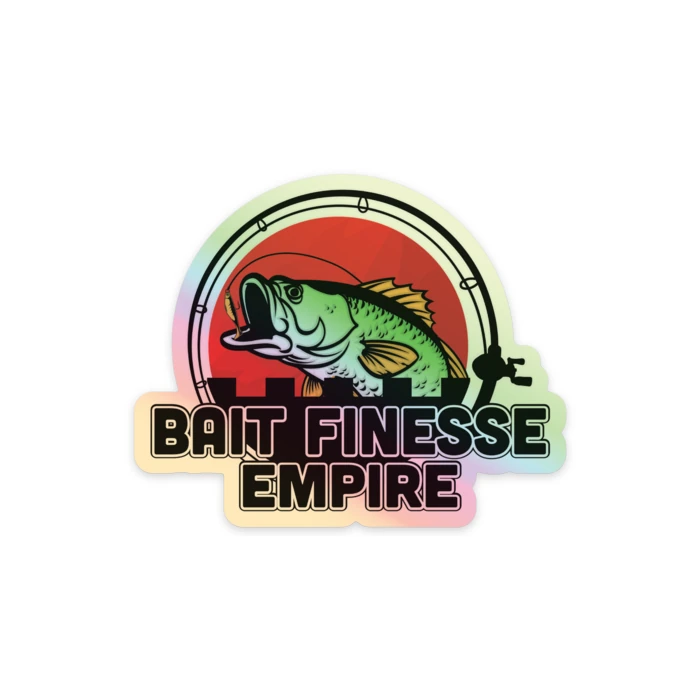 Bait Finesse Empire Logo Holographic Sticker - Bait Finesse Empire