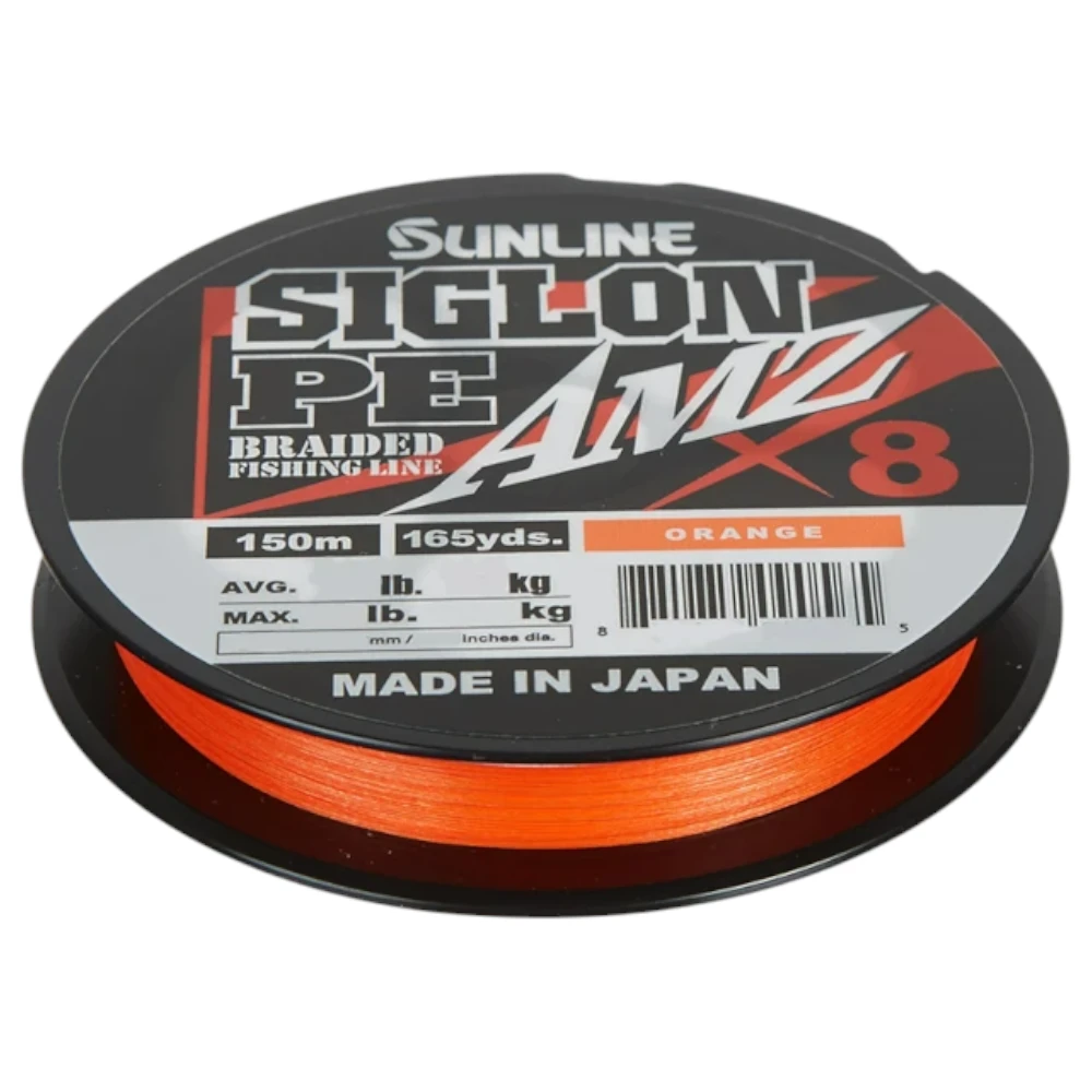 Sunline Siglon PE AMZ X8 Orange Braided Line - Bait Finesse Empire
